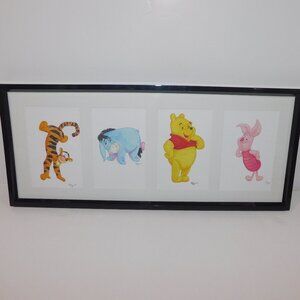 Winnie the Pooh Piglet Tigger Eeyore Framed Prints